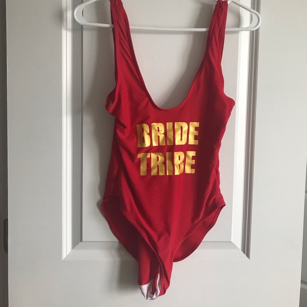Bride tribe suit